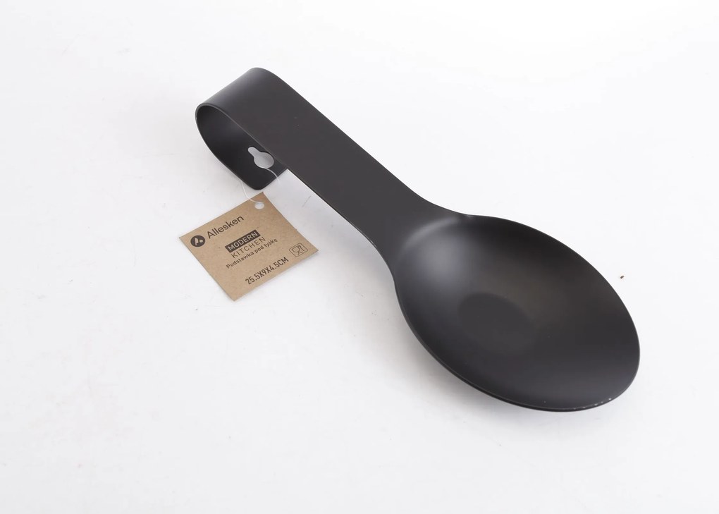Opěrka na lžíci MODERN KITCHEN 25,5 cm černá