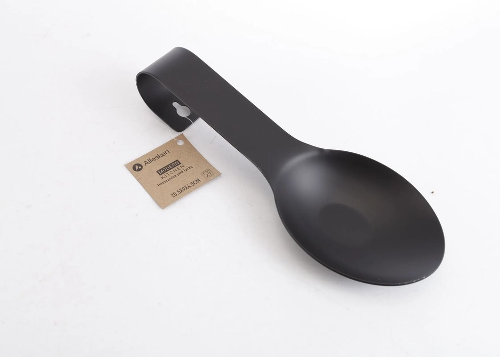 Opierka na lyžicu MODERN KITCHEN 25,5 cm čierna