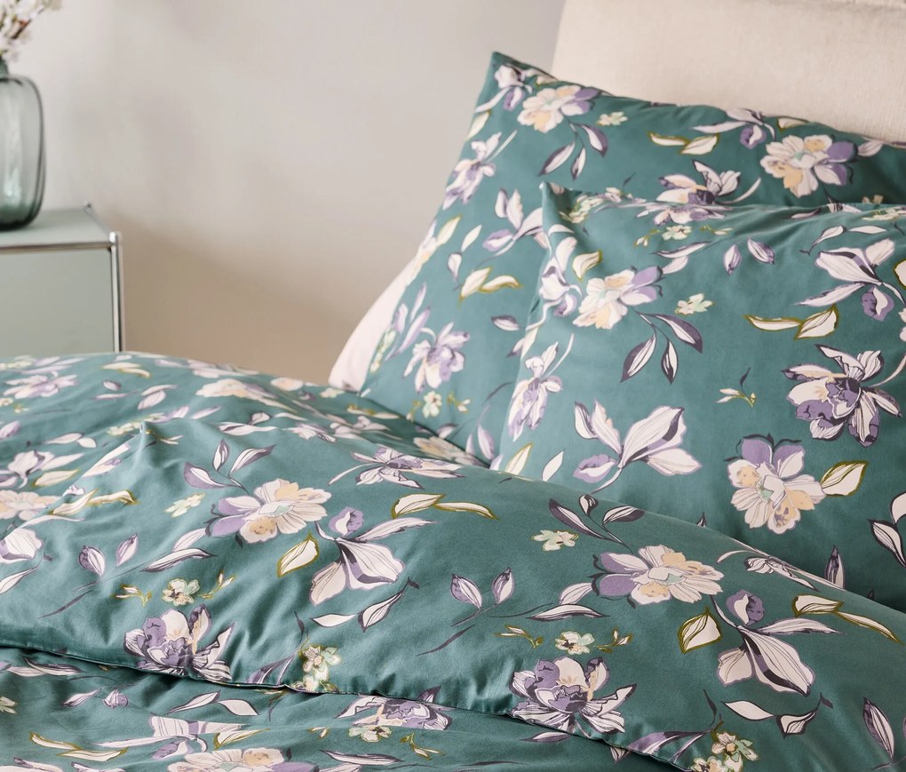 Posteľná bielizeň renforcé, štandardná veľkosť, petrolejová