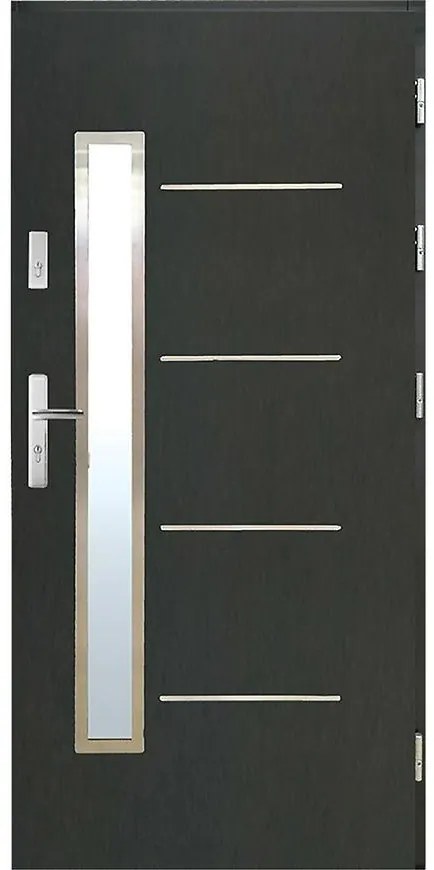 Dvere vchodové WZ 68 90P antracit