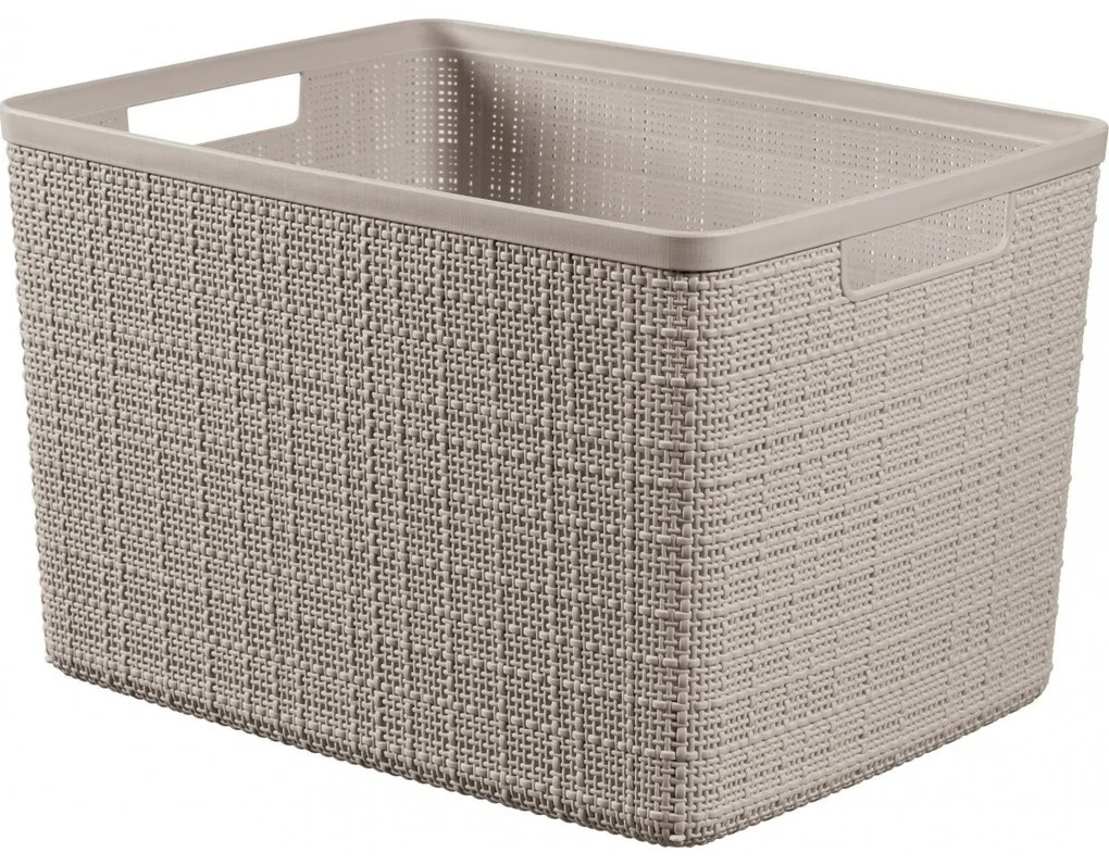 Curver Košík Jute L 20 l, taupe