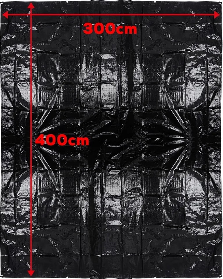 Redcliffs Plachta pod stan, 3 x 4 m, čierna, 3 x 4 m