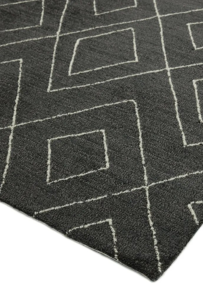ASIATIC LONDON Nomad NM01 Dark Grey - koberec ROZMER CM: 200 x 290