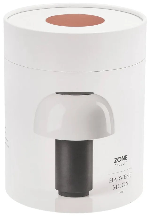 Oranžová hliníková LED stmievateľná stolová lampa (výška 22 cm) Harvest – Zone