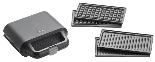 Concept SV3054 - Toustovač 3v1 700W/230V čierna