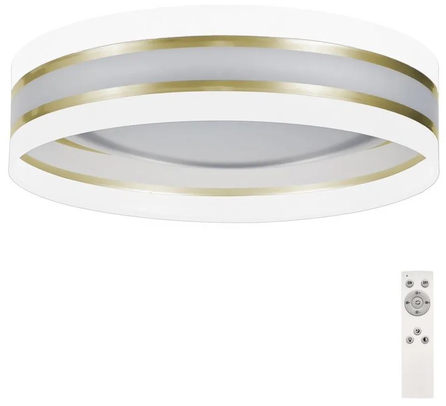 Belis LED Stmievateľné stropné svietidlo SMART CORAL GOLD LED/24W/230V biela/zlatá + DO BE0520