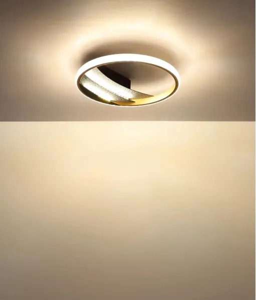 Globo 48493-12 - LED stropné svietidlo CONSTANCE LED/12W/230V, priemer 29,5 cm, zlaté