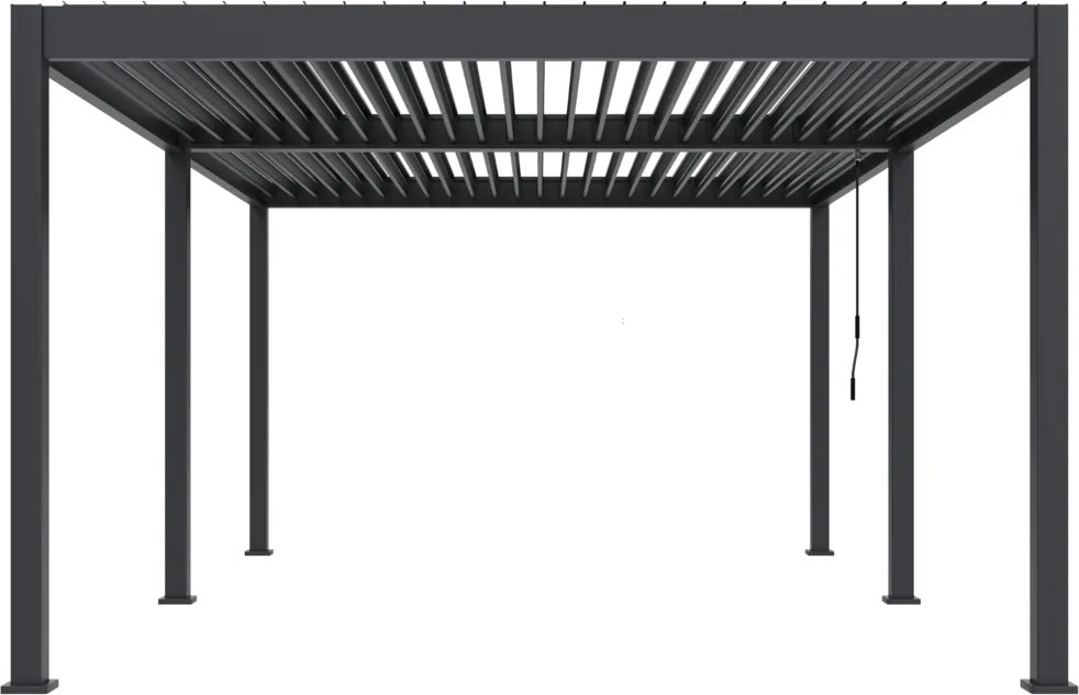 Bioklimatická pergola INTRO DUO 6x4m, hliník, voľne stojaca