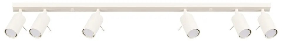 Krémovobiele bodové svietidlo 6x117 cm Etna – Sollux