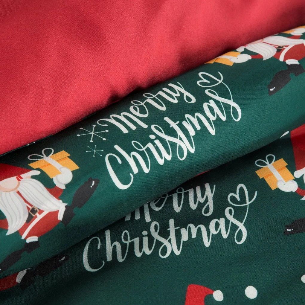 VIANOČNÉ OBLIEČKY Z MIKROVLÁKNA GALDOR 160X200 CM, 2 KS 70X80 CM VZOROVANÉ