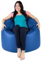 Sedací vak hruška modrá TiaHome