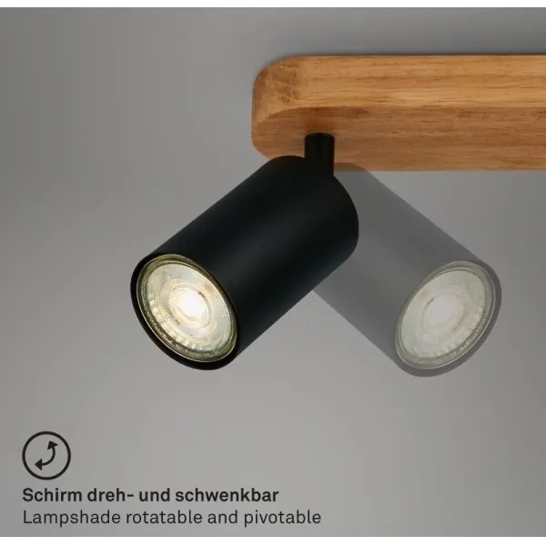 Briloner 2922-025 - Bodové svietidlo SPOT 2xGU10/9W/230V