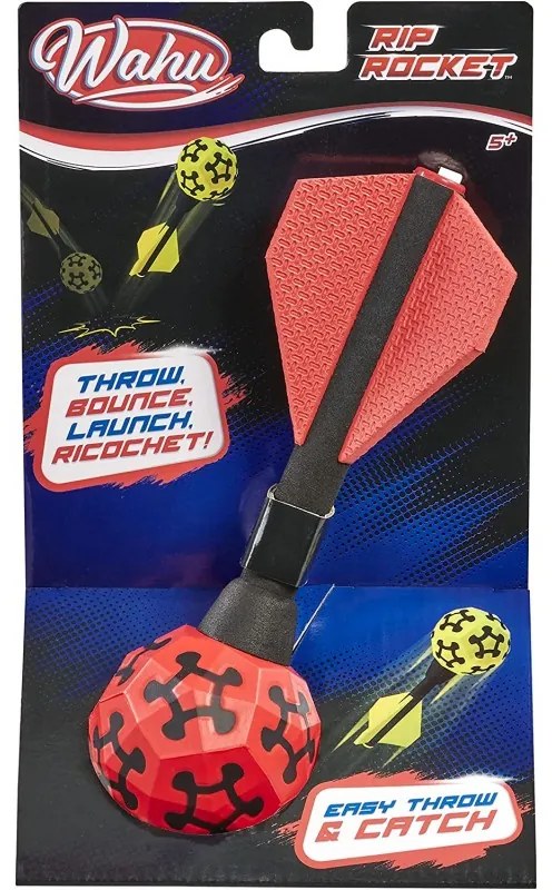 207196 Raketová loptička - Wahu Rip Rocket Červená