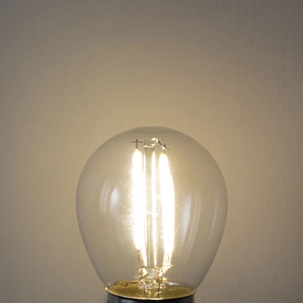 Sada 5 LED žiaroviek E27 P45 so senzorom súmraku 3W 250 lm 3000K