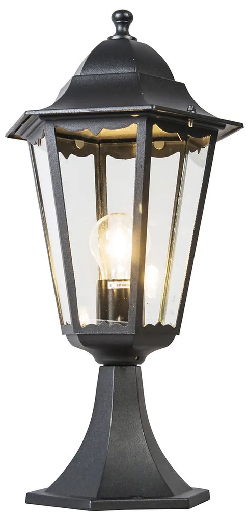 Klasická vonkajšia lampa podstavca čierna 48 cm IP44 - New Orleans