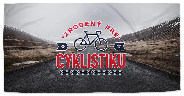 Sablio Uterák Zrodený pre cyklistiku - 30x50 cm