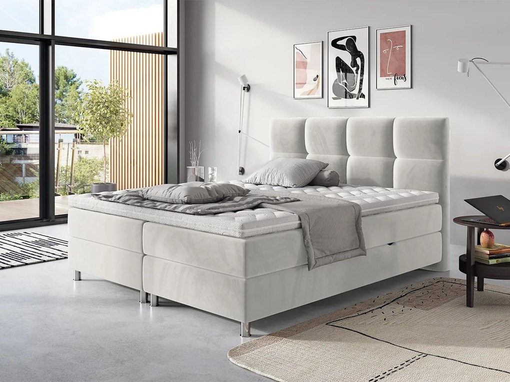 Manželská posteľ Boxspring 160 cm Amarydia (fresh 01). Vlastná spoľahlivá doprava až k Vám domov. 1054296