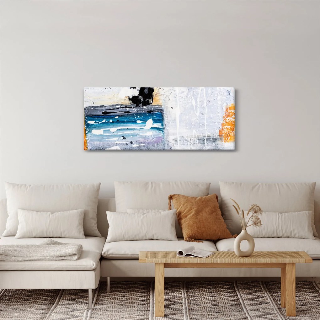 Obraz - Abstraktné ťahy (120x50 cm)