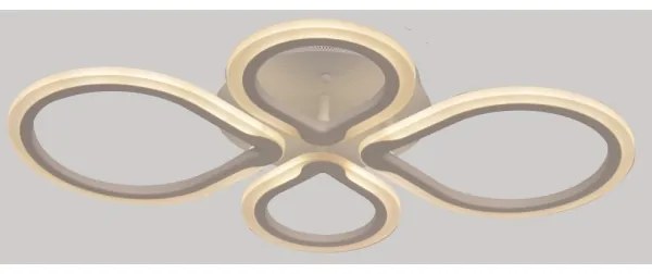 LED Stmievateľné stropné svietidlo s diaľkovým ovládačom TRIESTE 1xLED/52W/230V