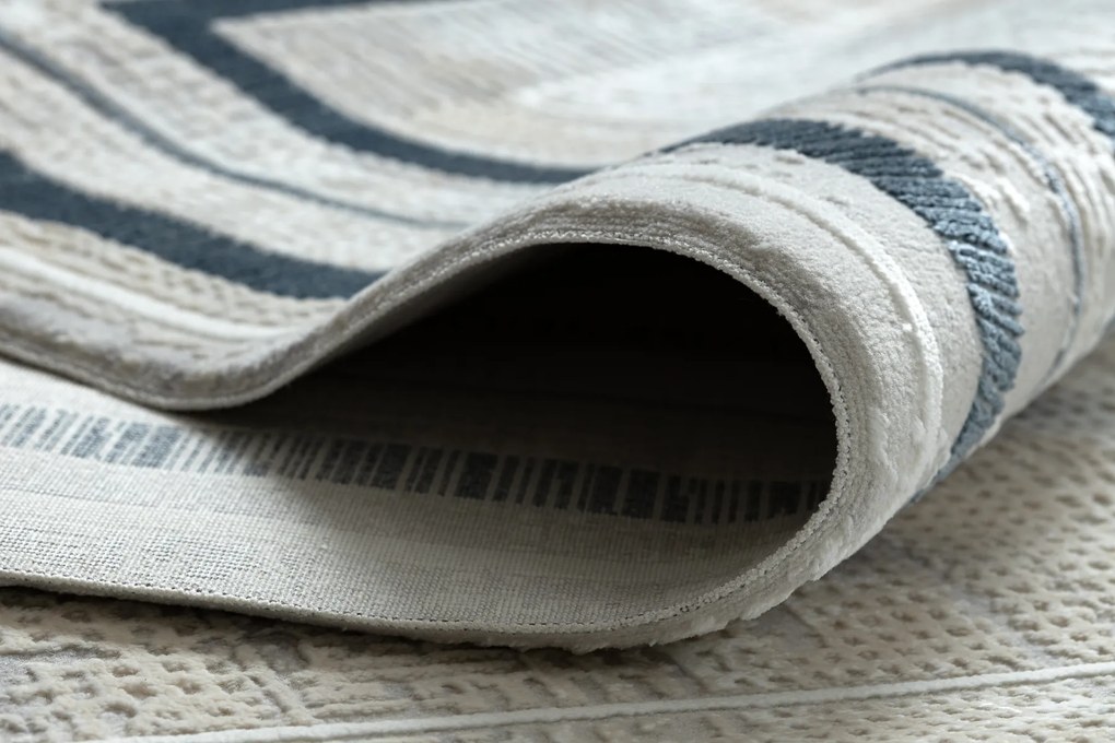 Koberec DUKE 51523 krém / modrý - Rám