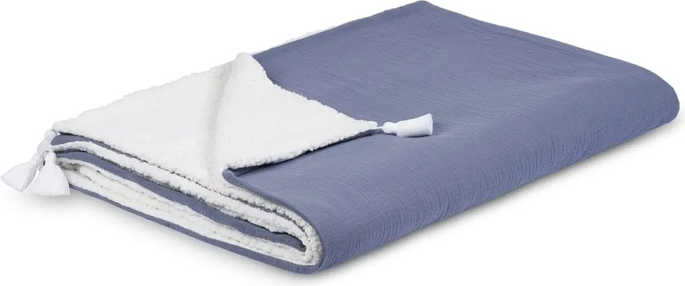 Detská súprava z mušelínu modrá