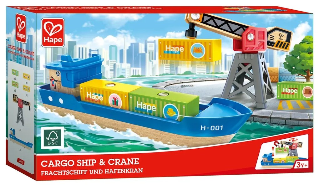 Nákladná loď a žeriav