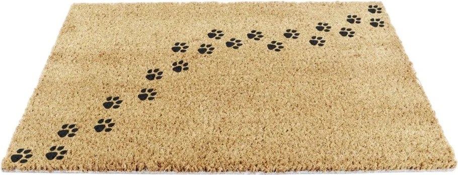 Rohožka z kokosového vlákna 40x60 cm Paw Prints – Artsy Doormats