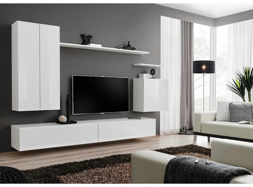 Obývacia stena Switch II Biely