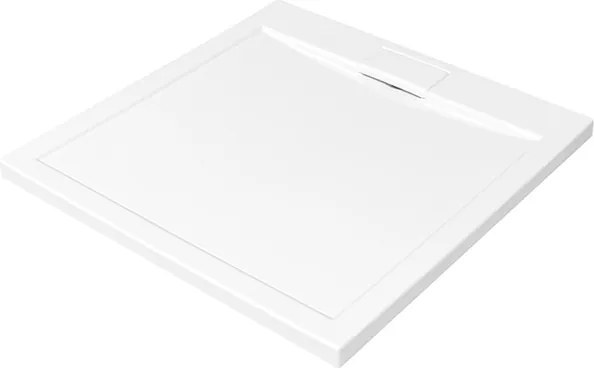 Besco Štvorcová sprchová akrylátová vanička AXIM SQ 80x80 (90x90) UltraSlim BESCO-Rozmery: 80x80