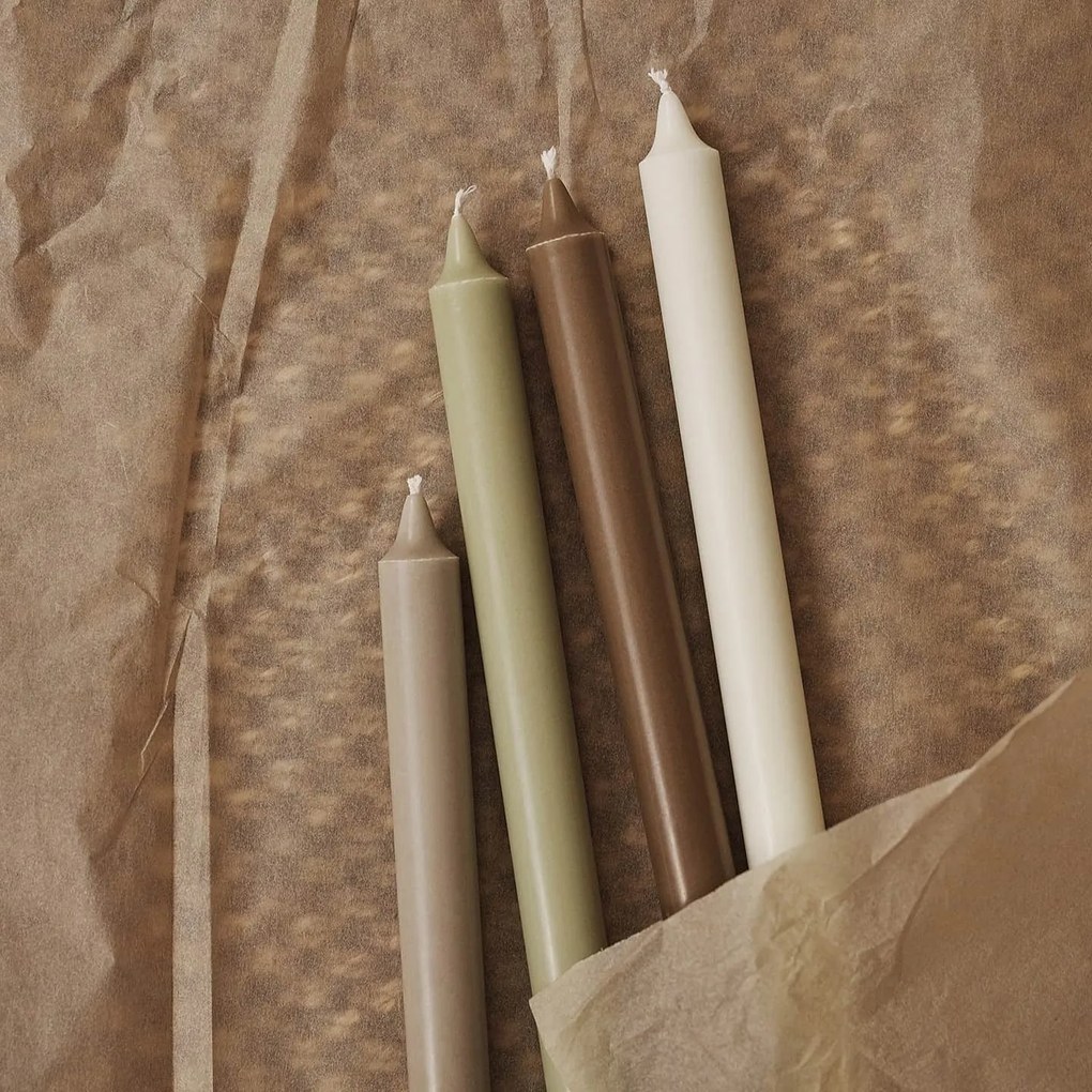 Ferm Living Sviečka Pure Botanic Blend – set 4 ks
