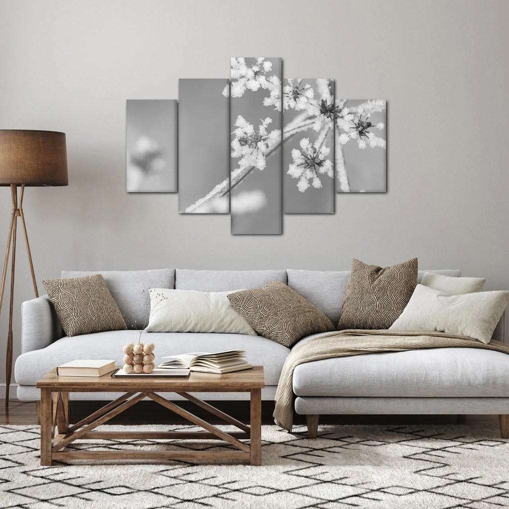 Obraz - Zamrznutá rastlina (150x105 cm)
