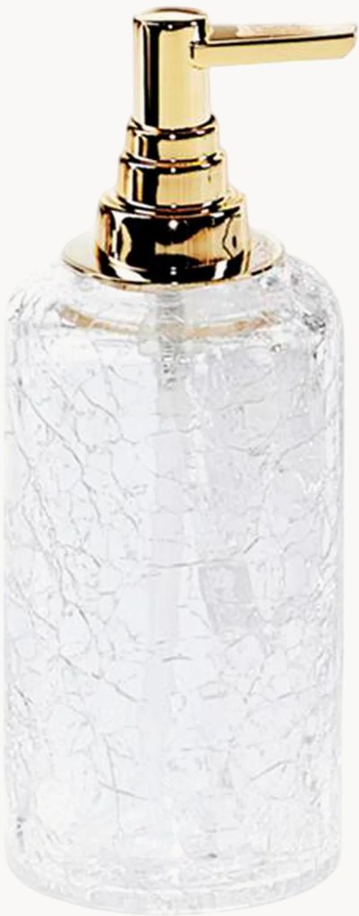 Sklenený dávkovač mydla Crack