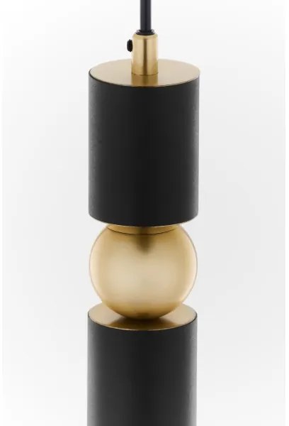 Jupiter 2003 - Luster na lanku ALAS 1xGU10/10W/230V čierna/zlatá