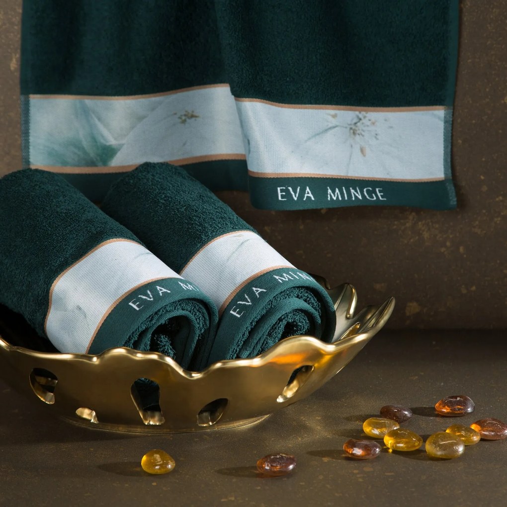 BAVLNENÝ UTERÁK EVA MINGE5 70X140 CM TMAVOZELENÁ