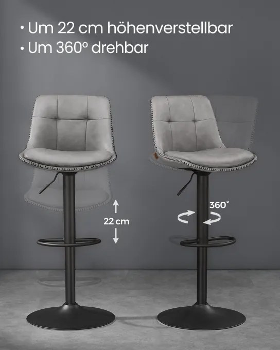 Set dvoch barových stoličiek LJB095G01