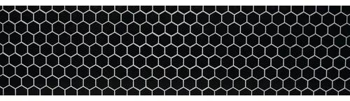 Keramická mozaika HX 090 čierna, lesklá 32,5 x 28,1 cm