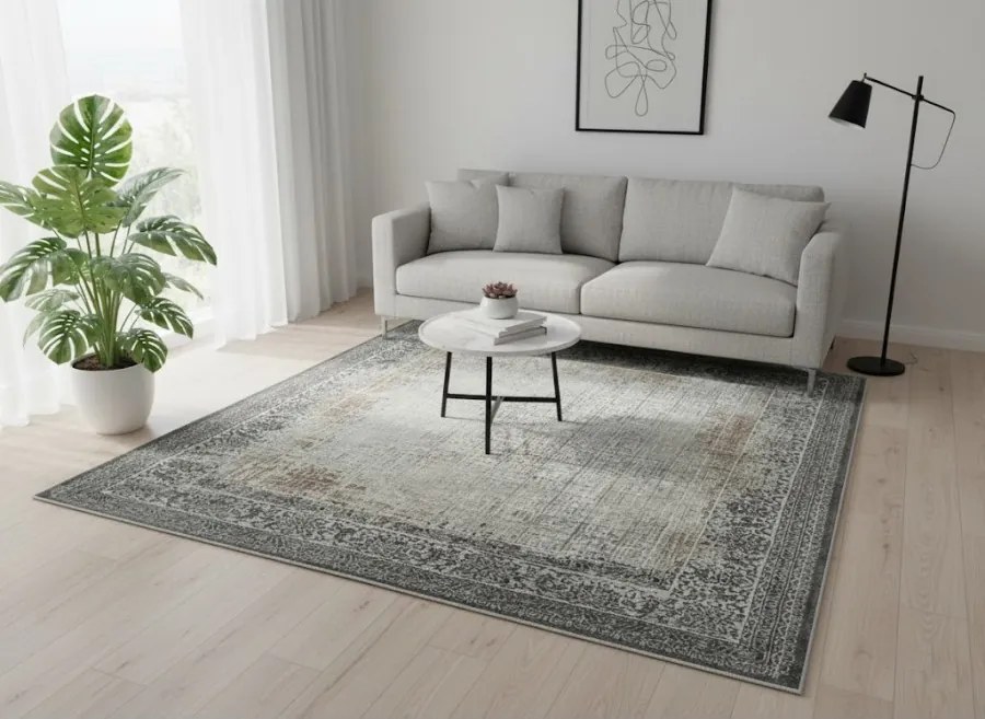 DC Koberec Exclusive 489 tmavá vizion zlatá Rozmer: 160×220 cm