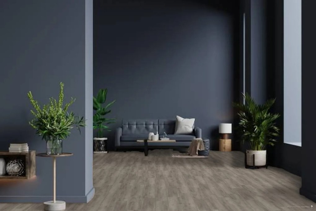 Tarkett, Vinylová podlaha lepená iD Inspiration 30 Antik Oak Dark Grey, 1200 x 200 mm