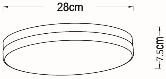 Lucide 79111/30/31 - LED Kúpeľňové svietidlo BISKIT LED/18W/230V IP44 biela