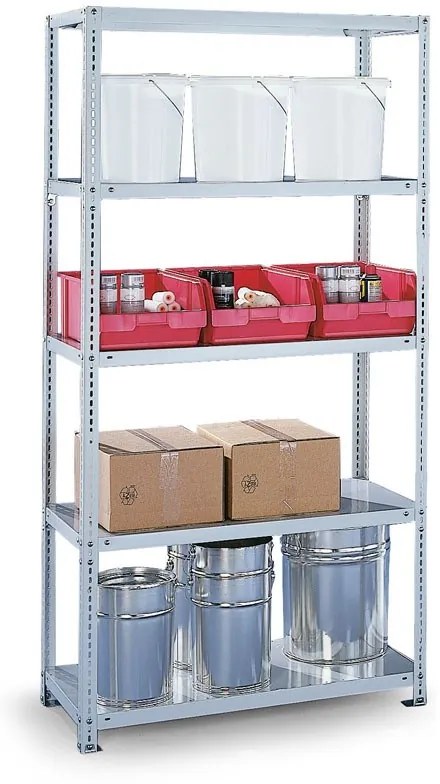 Policový regál FIX, 230 kg, 3000 x 1000 x 500 mm, základný regál