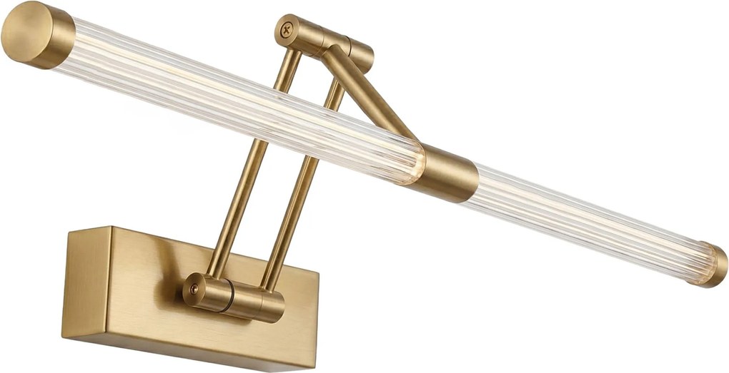 Toolight Toolight, LED nástenné svietidlo 60cm, 13W, 4000K, 1000lm, APP1900-1W, zlatá matná, OSW-66055