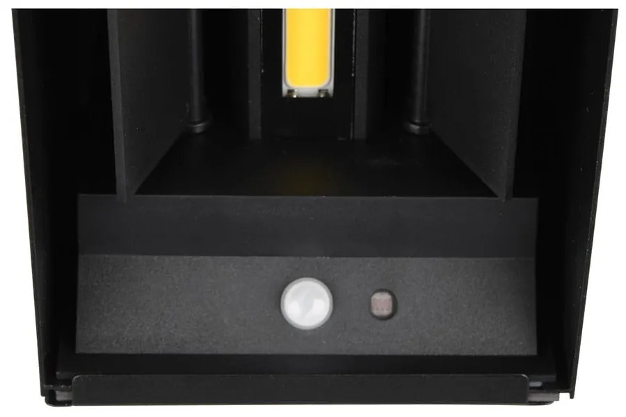 Čierne LED nástenné svietidlo Talent – Trio