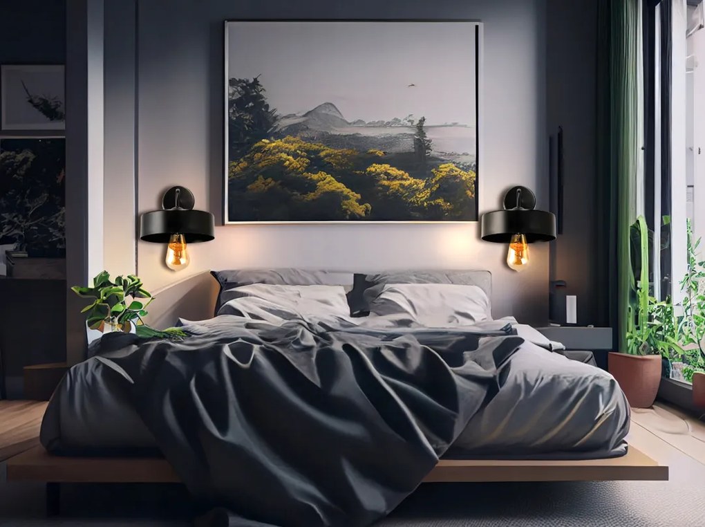 Nástenná lampa E27 LOFT edison