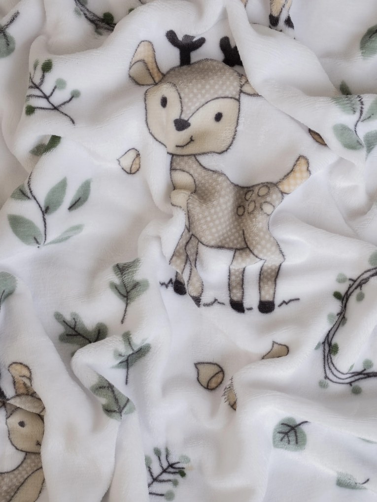 Obliečka na vankúšik mikroplyš Exclusive 40 × 40 cm - Bambi