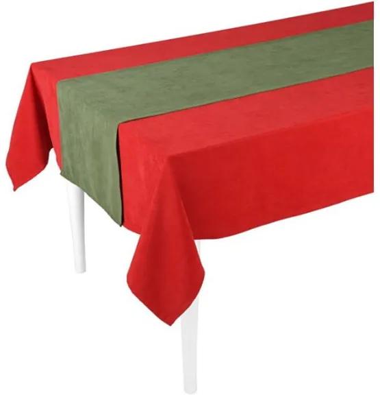 Zelený behúň na stôl Apolena Duskwood, 40 × 140 cm