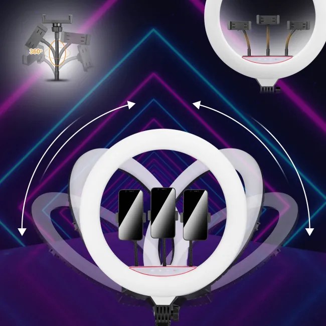 Kruhové svetlo LUMO LED RGB