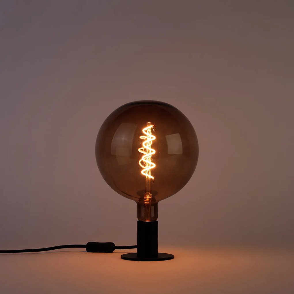 E27 Stmievateľná LED žiarovka G200 hnedá 4W 130lm 1800K