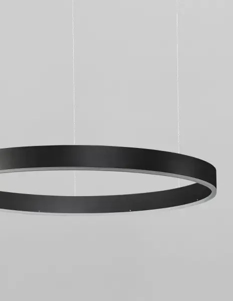 LED luster Motif 60 čierne stmievateľné