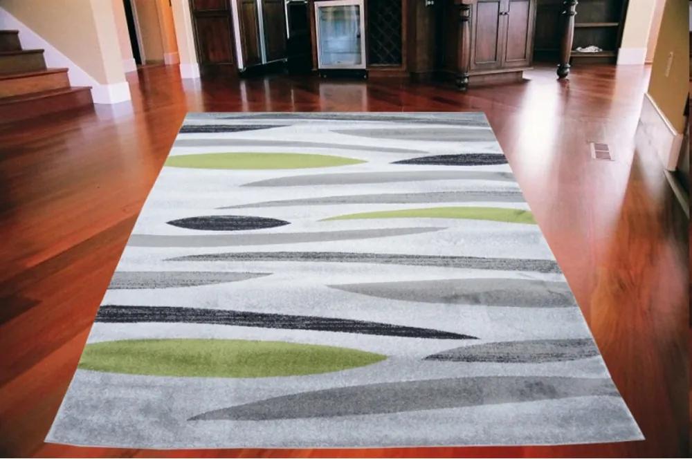 Kusový koberec Fantazie šedo zelený, Velikosti 80x150cm | BIANO