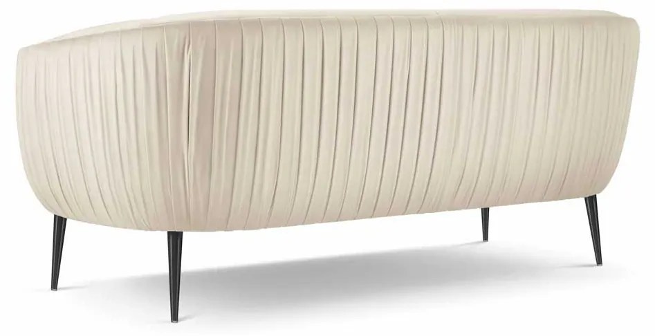Trojmiestna zamatová pohovka Moss 179 × 78 × 72 cm